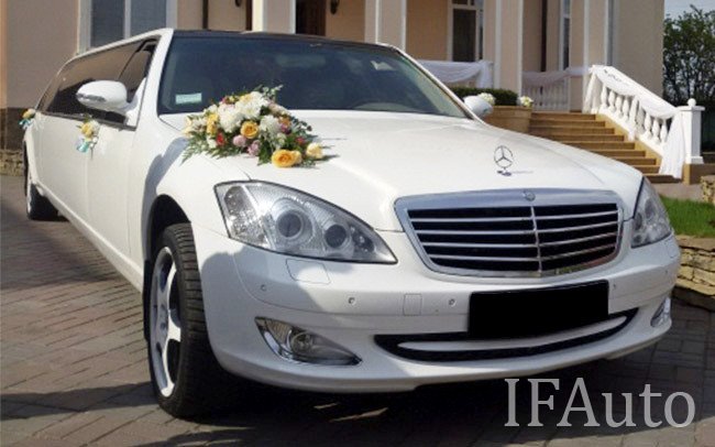 Аренда Лімузин Mercedes S-Class на свадьбу Ивано-Франковск