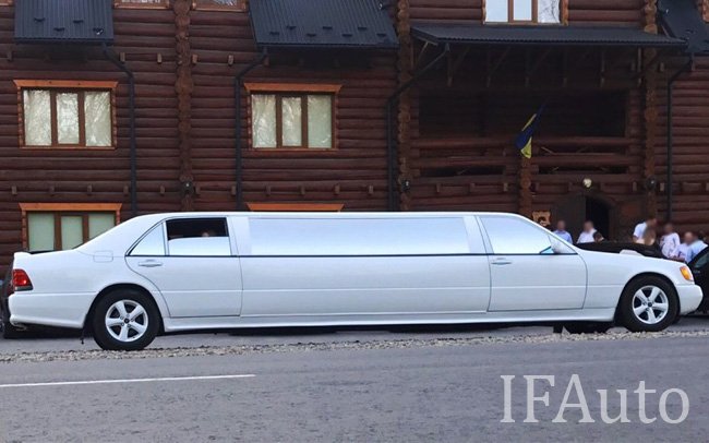 Аренда Лімузин Mercedes S-Class W140 на свадьбу Ивано-Франковск