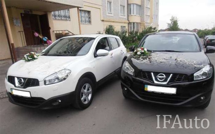 Аренда Nissan Qashqai на свадьбу Івано-Франківськ